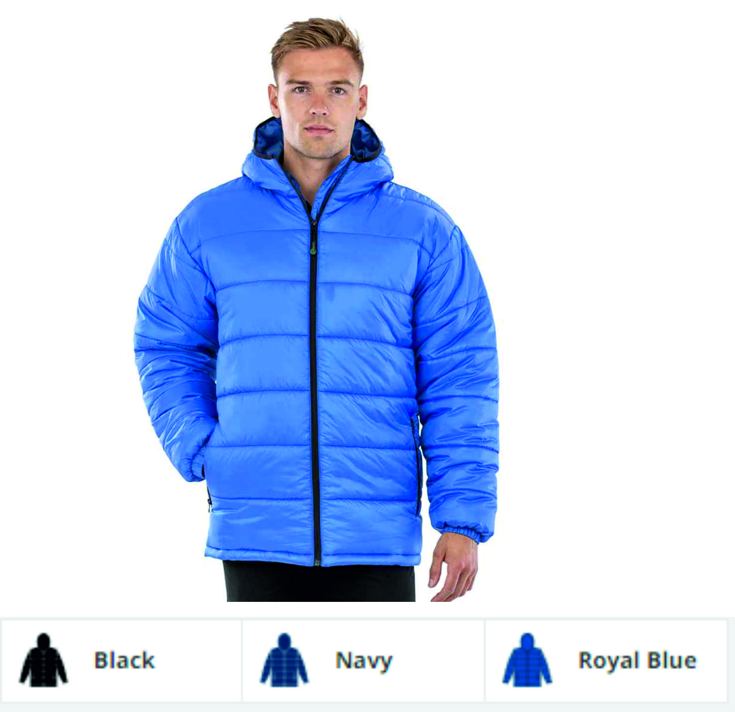 Result RS910  Genuine Recycled Hooded Padded Parka Jacket
